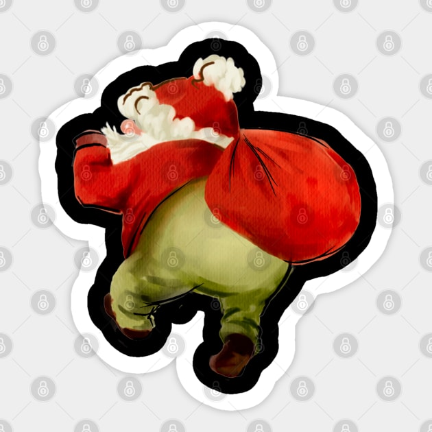 Santa Claus Christmas Sticker by Ljuko